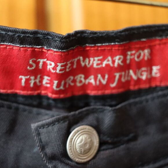 Lovely Girl Black Flare Jeans XXL Streetwear Flares 32” Inseam High Rise - Picture 7 of 10